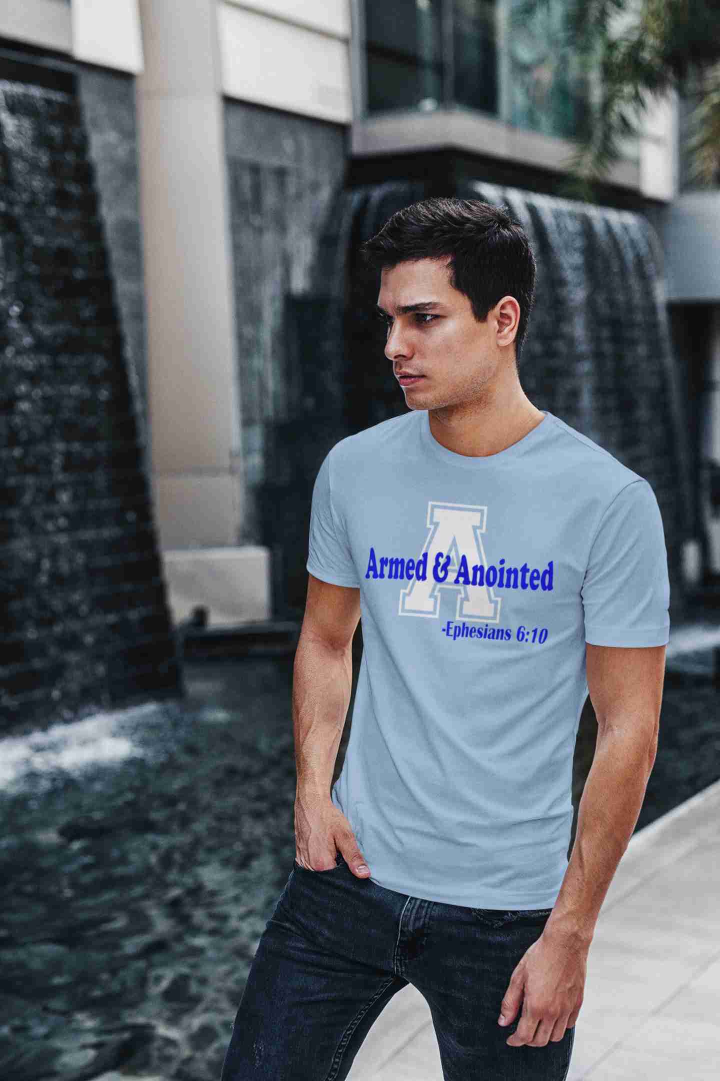 Armed & Anointed Gift Set - Unisex T-Shirt and Backpack