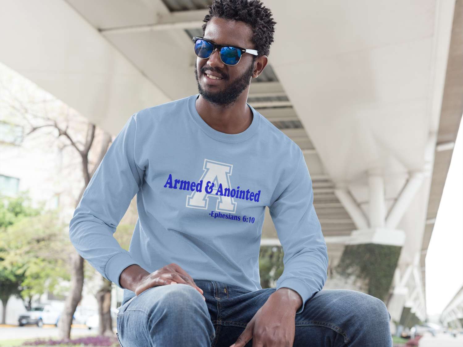 Armed & Anointed Gift Set - Unisex T-Shirt and Backpack