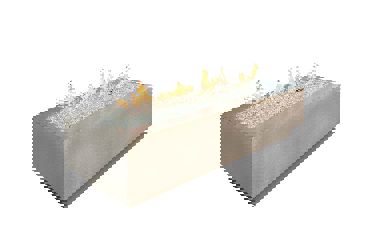 Outdoor Greatroom CV-72 Cove 72 Concrete Linear Gas Fire Pit Table