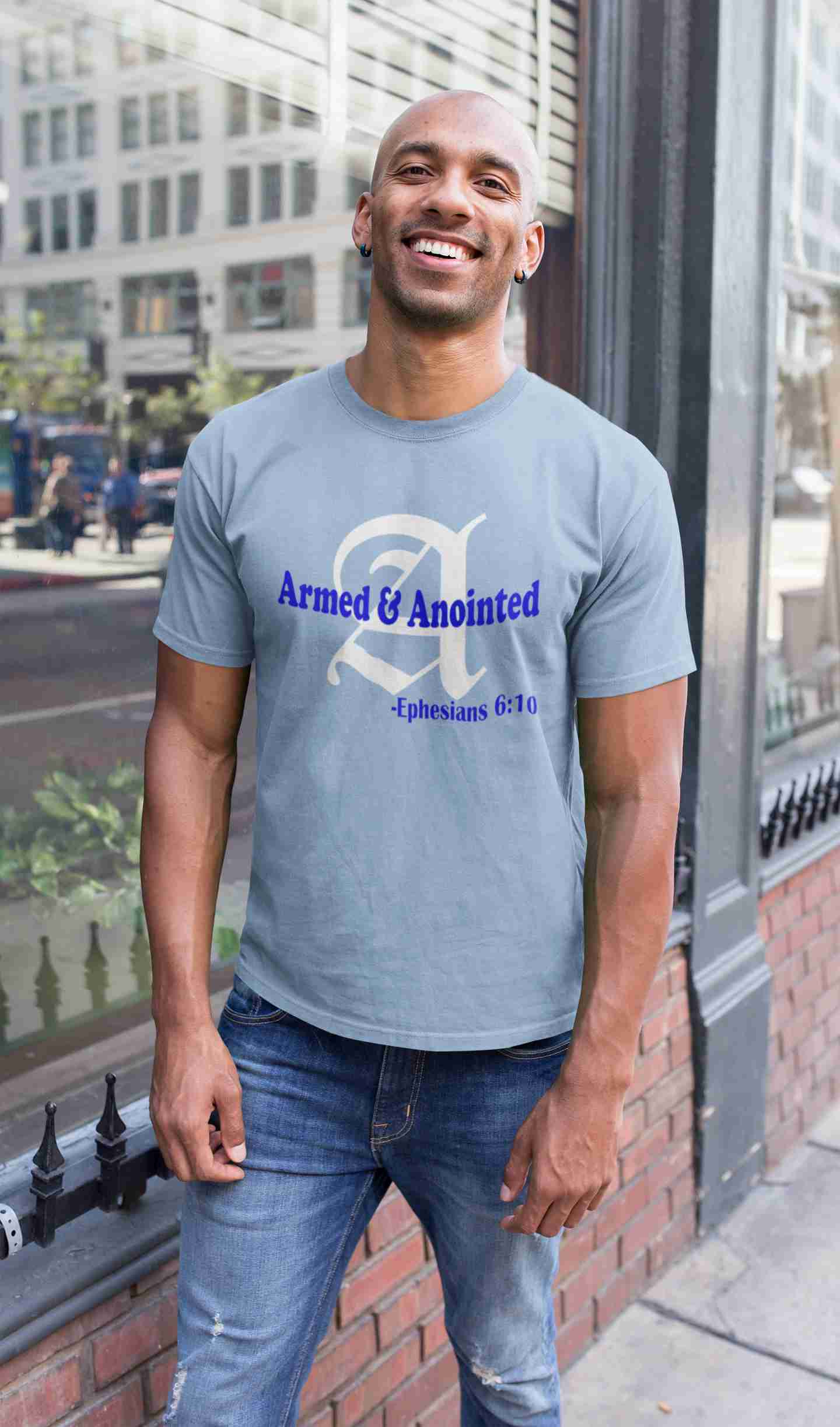 Armed & Anointed Gift Set - Unisex T-Shirt and Backpack