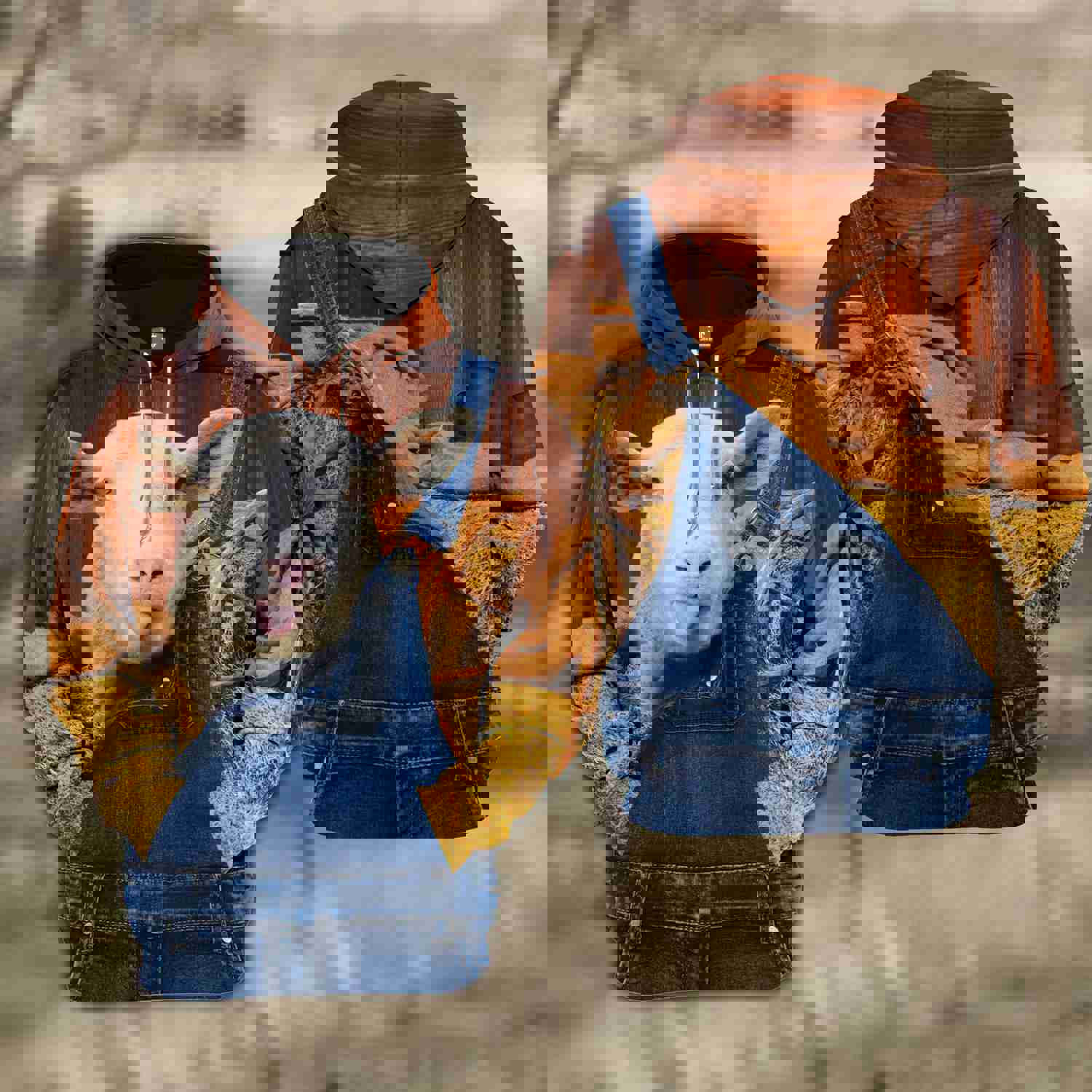 Joy Corners Sheep Farm Of Farmer Cattle Personalized 3D All Over Printed Hoodie