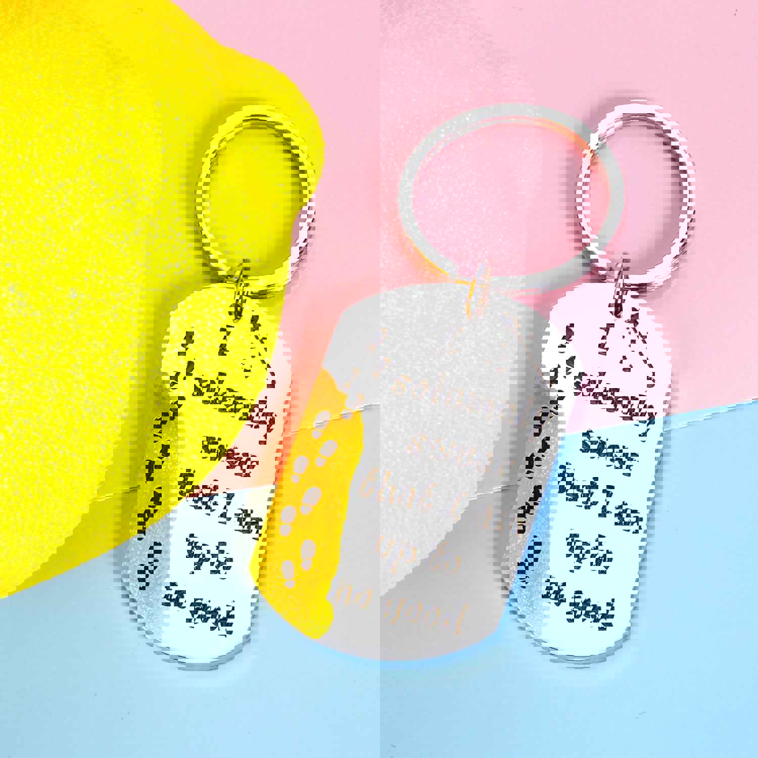 Funny Harry Potter Keychain & Pet Tag - Best Friend Birthday Gift, Christmas Present for Pets