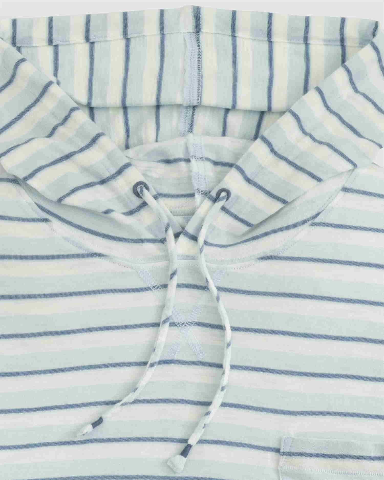 Anthony Indigo Striped Hoodie