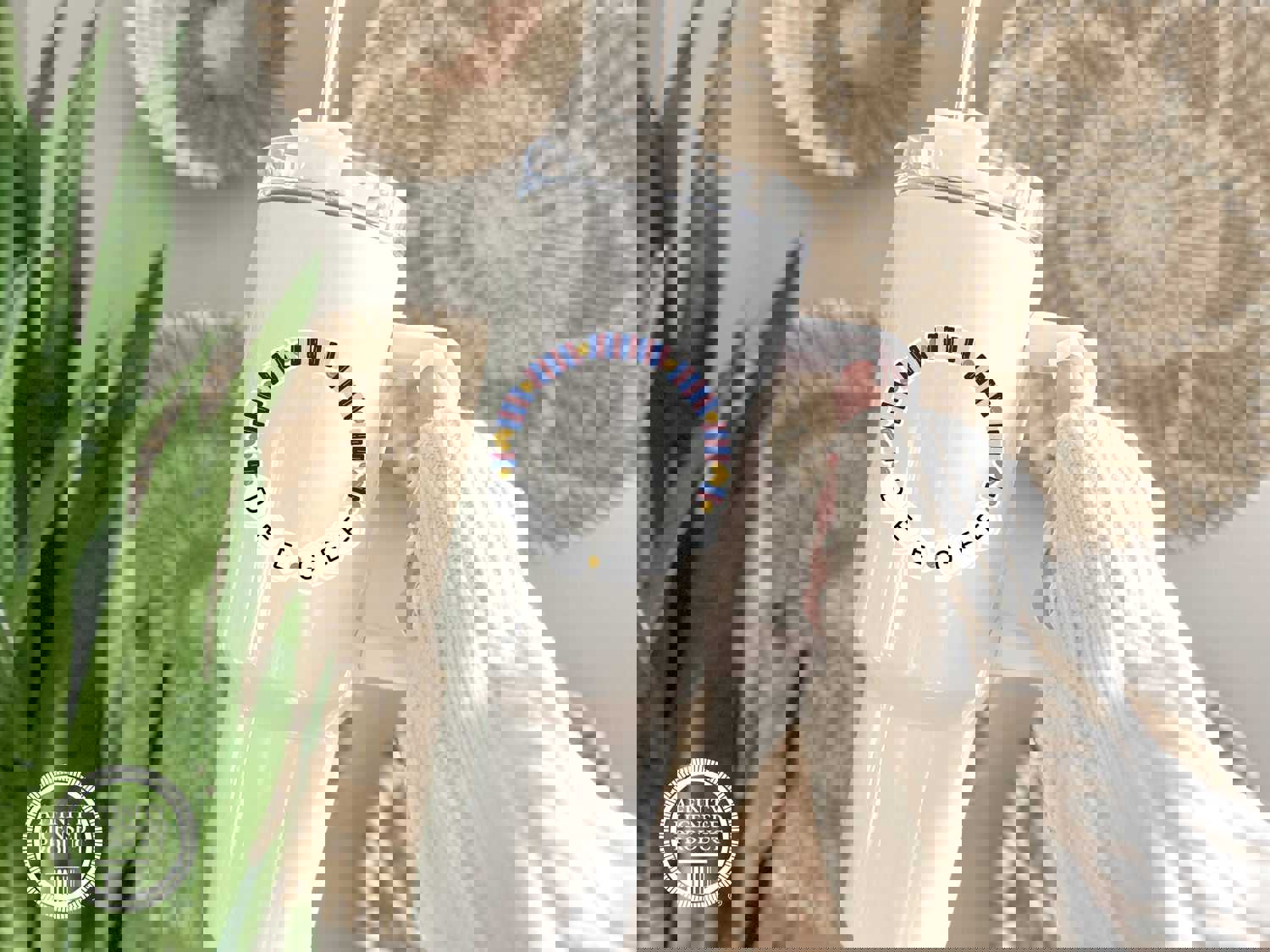 Delta Gamma Vinyl Sticker - Sorority Friendship Bracelet Decal