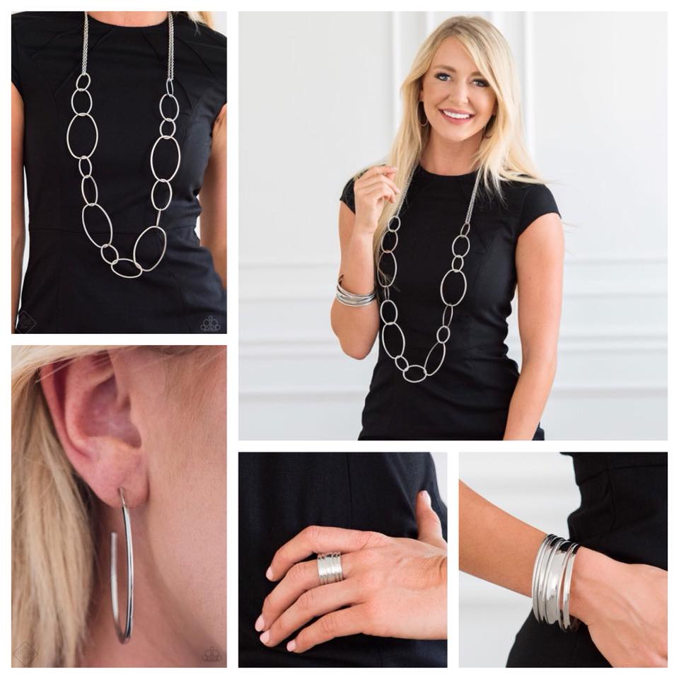 Fiercely 5th Avenue - Trendy Metallic Accessories Set