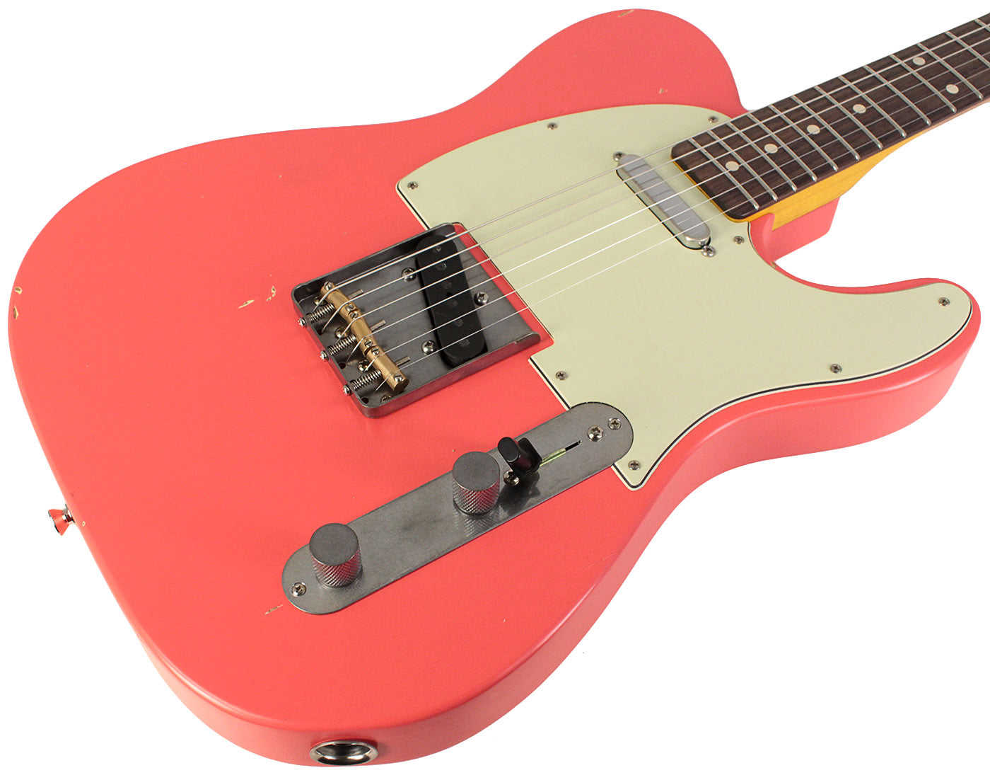 Nash T-63 Guitar in Fiesta Red with Light Aging