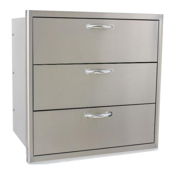 Blaze 30 Stainless Steel Outdoor Kitchen Triple Access Drawer BLZ-30W-3DRW
