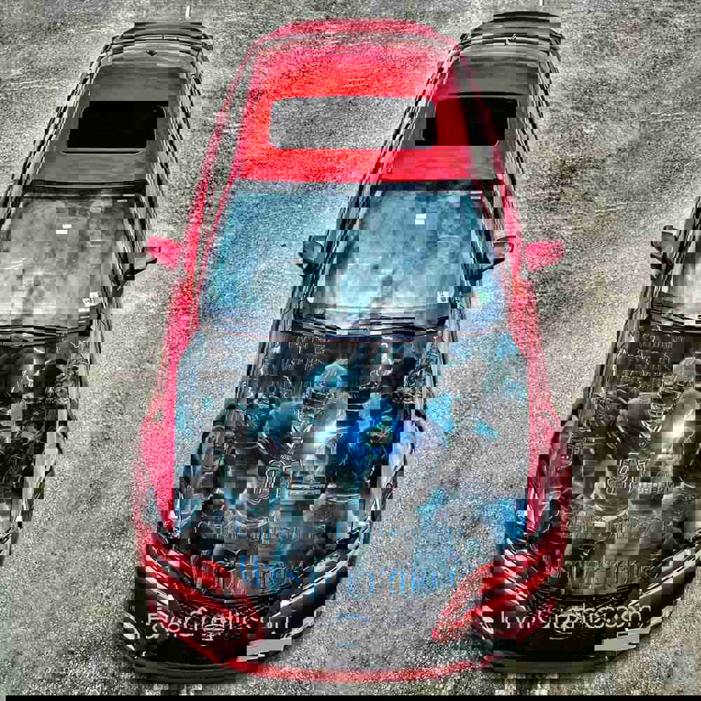 Detroit Lions Itasha Car Vinyl Hood Wrap Decal Sticker