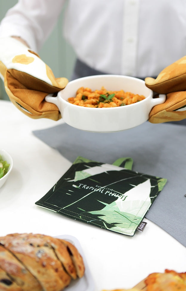 All New Frame TROPICAL PLANTS Kitchen Trivets Mats - Stylish Hot Pot Stand & Housewarming Gift