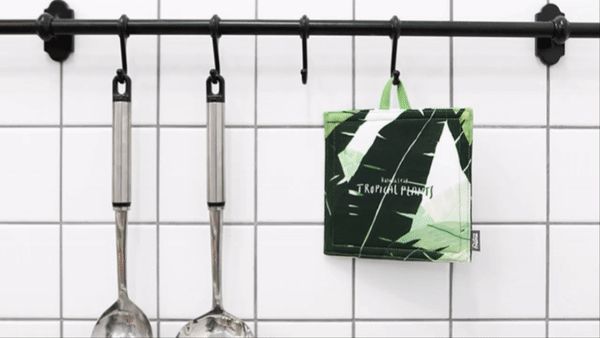 All New Frame TROPICAL PLANTS Kitchen Trivets Mats - Stylish Hot Pot Stand & Housewarming Gift