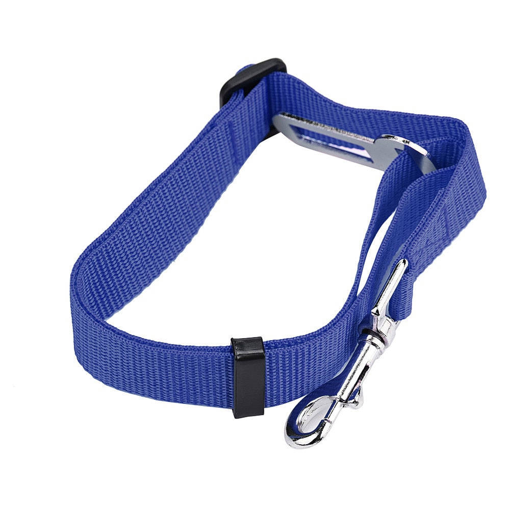 Adjustable Pet Dog Cat Car Seat Belt Harness Leash for Small Medium Travel