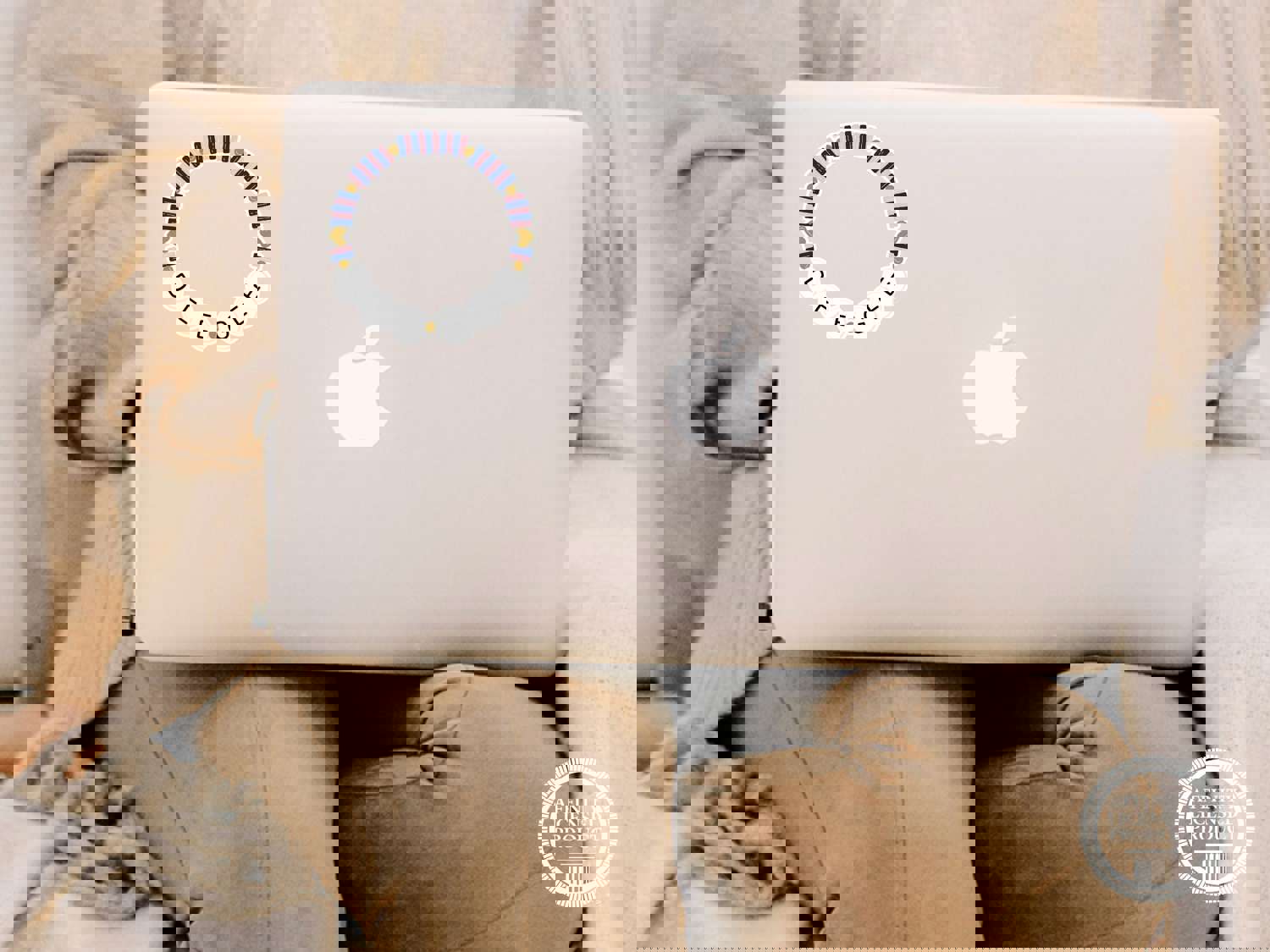 Delta Gamma Vinyl Sticker - Sorority Friendship Bracelet Decal