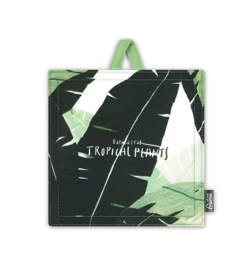All New Frame TROPICAL PLANTS Kitchen Trivets Mats - Stylish Hot Pot Stand & Housewarming Gift