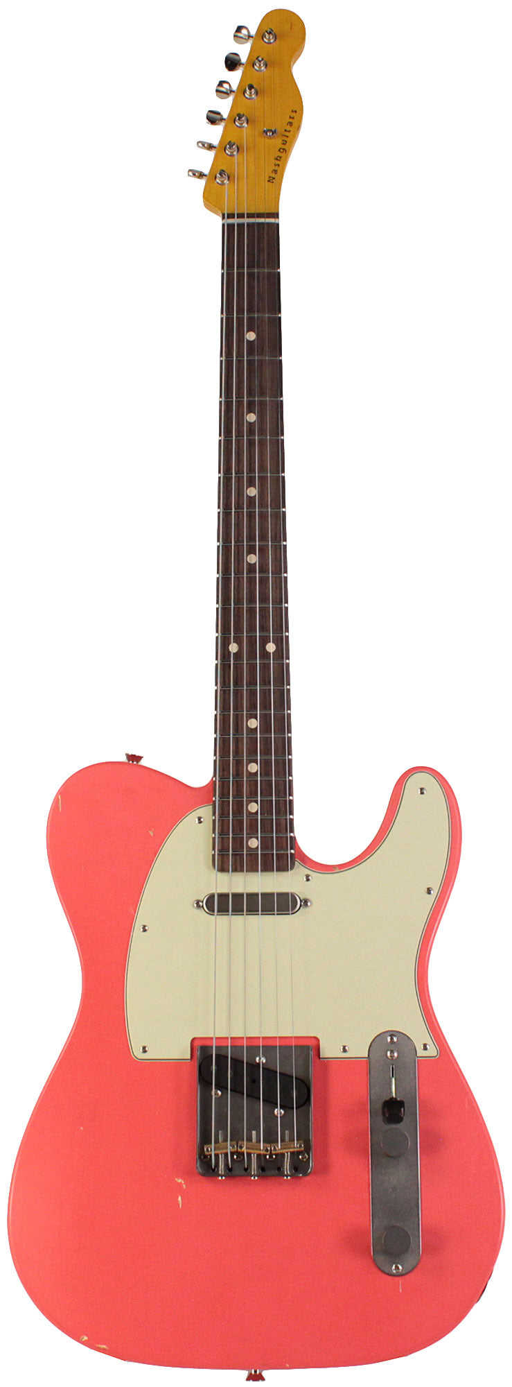 Nash T-63 Guitar in Fiesta Red with Light Aging