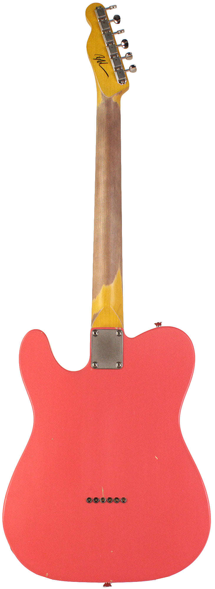 Nash T-63 Guitar in Fiesta Red with Light Aging