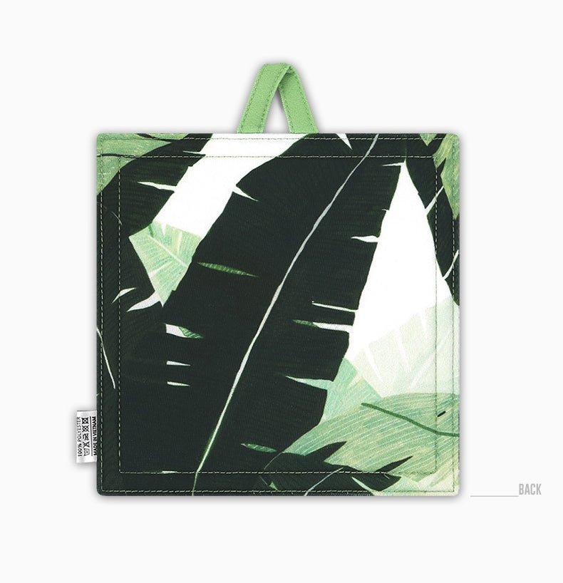 All New Frame TROPICAL PLANTS Kitchen Trivets Mats - Stylish Hot Pot Stand & Housewarming Gift