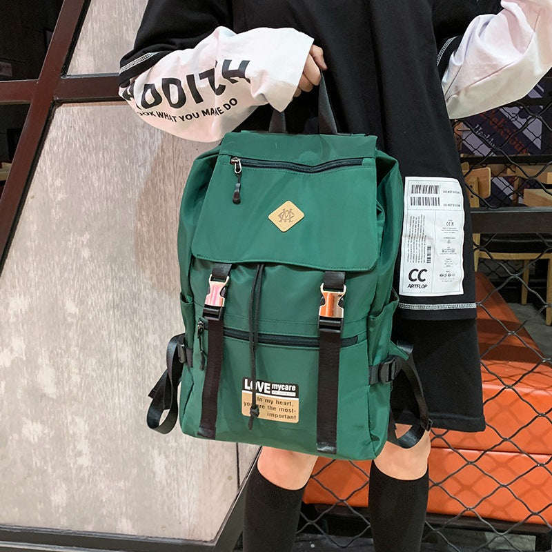 lhzstore Large Capacity Backpack for Female Middle School Students - School, Travel & Leisure Shoulder Bag