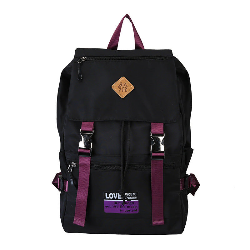 lhzstore Large Capacity Backpack for Female Middle School Students - School, Travel & Leisure Shoulder Bag