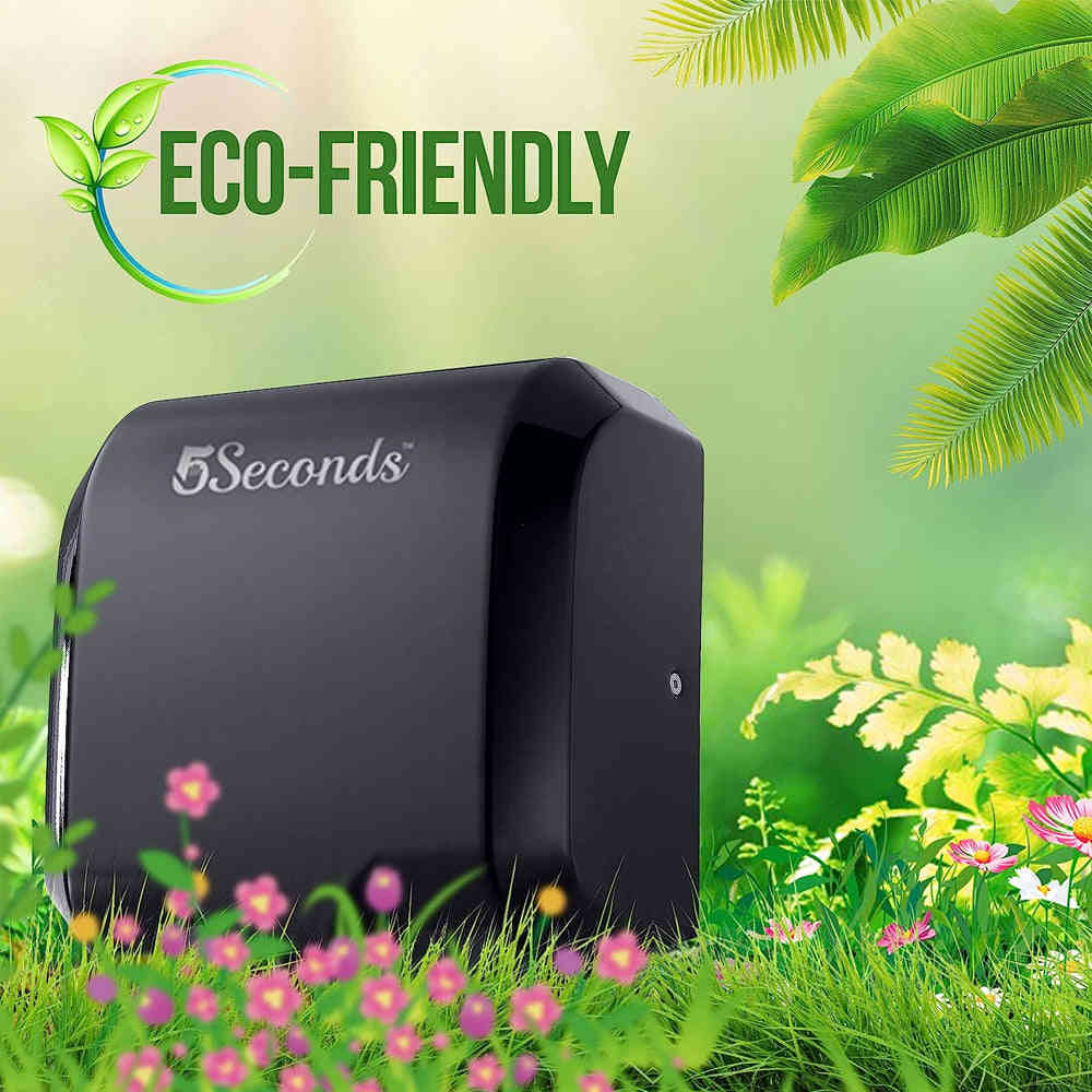 5Seconds™ Electric Hand Dryers for Bathrooms Commercial in 1800W, Stainless Steel with HEPA Filter, Touch-Free Sensor