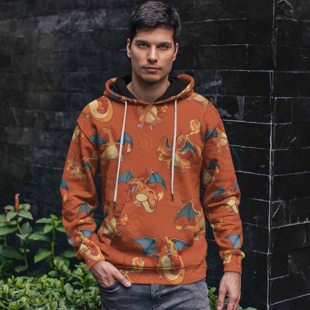 PKM Charizard Custom Hoodie Apparel