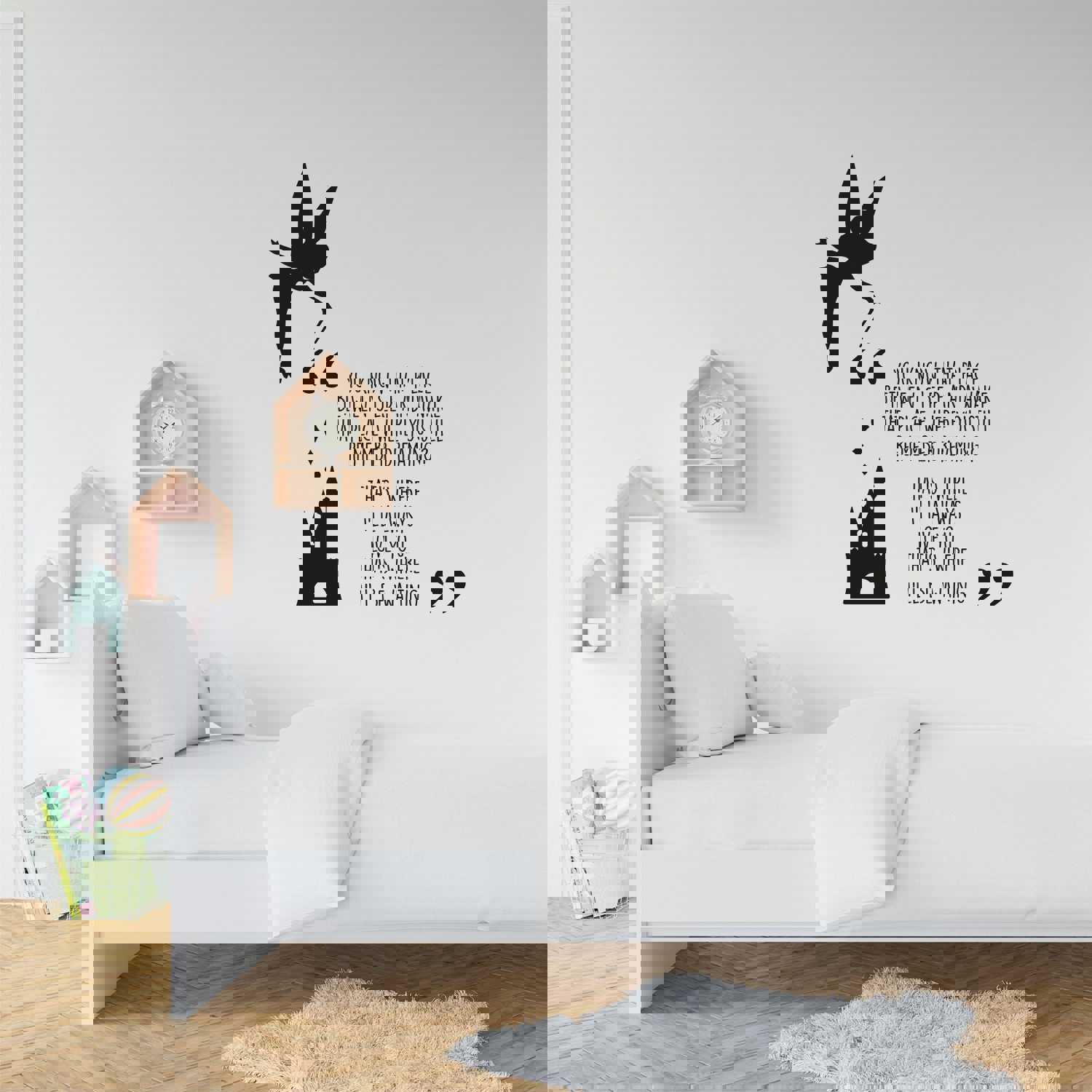 Girls Quotes Vinyl Wall Art Sticker Decal - Where I'll Always Love You