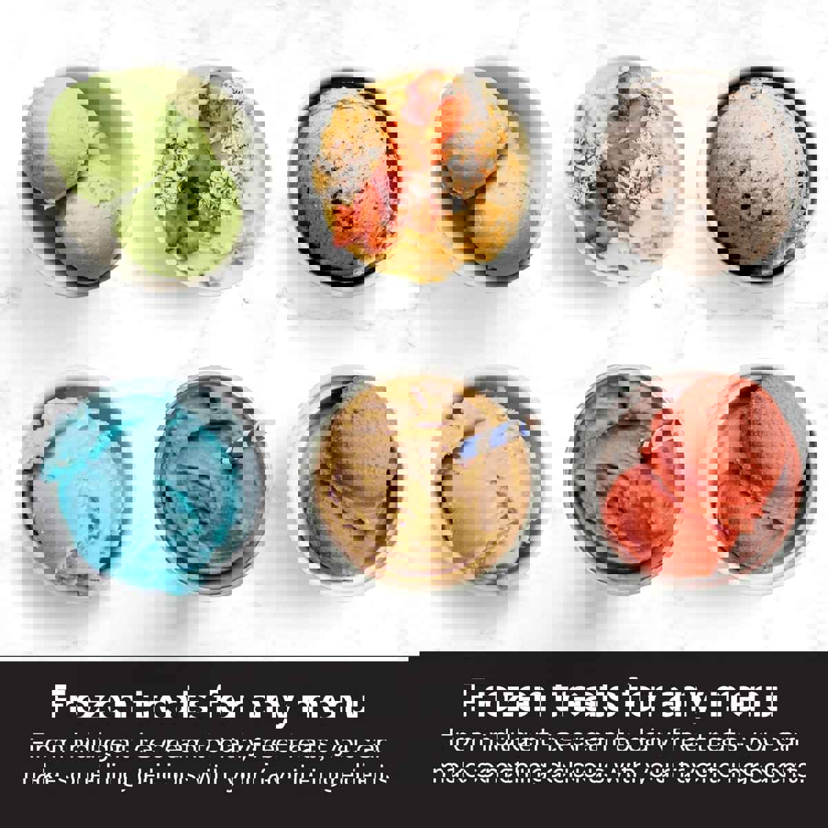 7 One-Touch Programs Ice Cream Maker with 2 Pint Containers & Lids