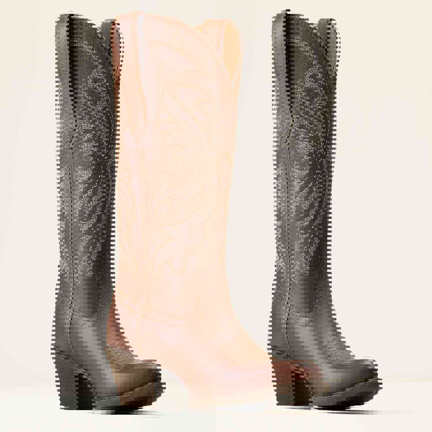 Ariat Women's Sassy Brown Heritage J Toe Stretch Fit Western Boots