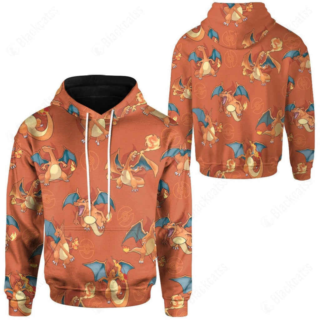 PKM Charizard Custom Hoodie Apparel