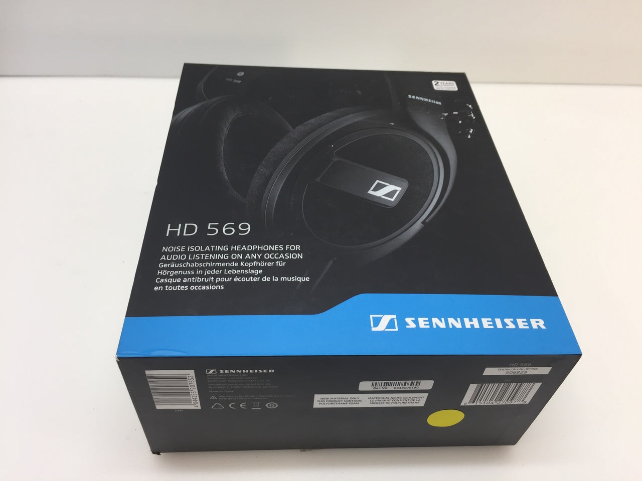 Sennheiser HD 569 Closed Back Headphones - Black (506829)