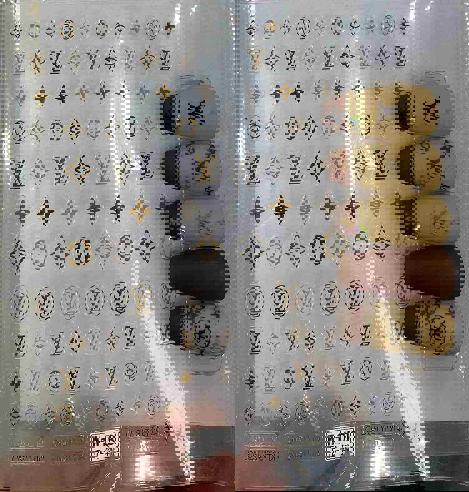 5D Luxury Designer LOGO Nail Stickers - Collection