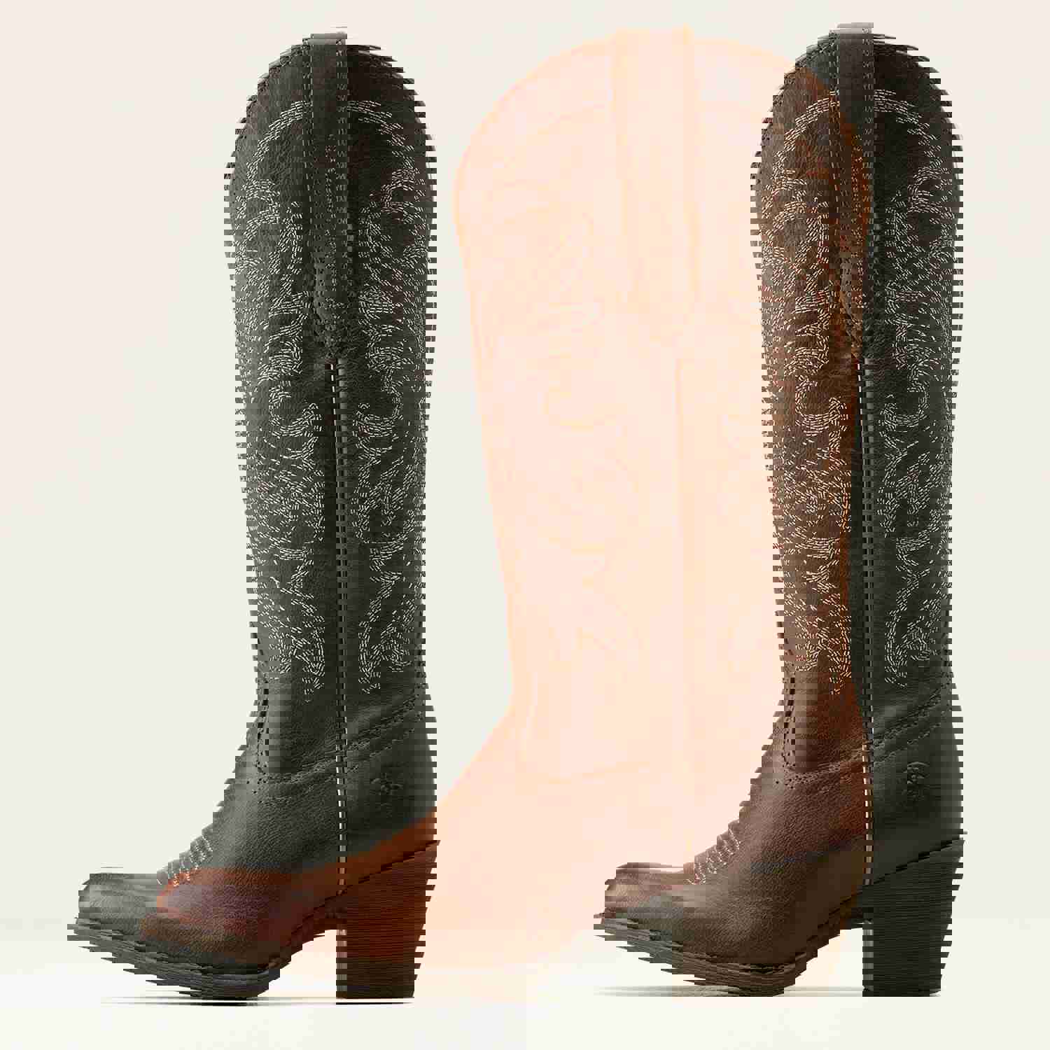 Ariat Women's Sassy Brown Heritage J Toe Stretch Fit Western Boots