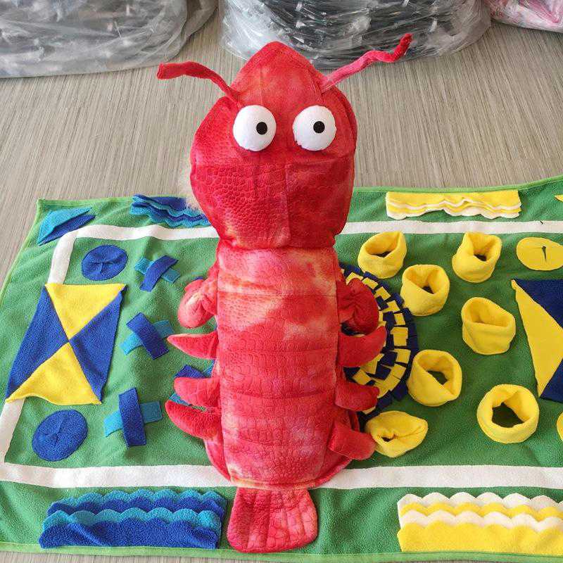 Red Cute Lobster Shape Pet Clothes for Dogs - Halloween Cosplay Costume