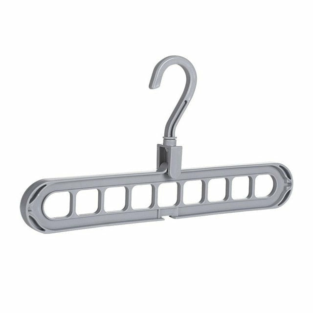 Multi-Port Clothes Hanger Organizer for Wardrobe Storage