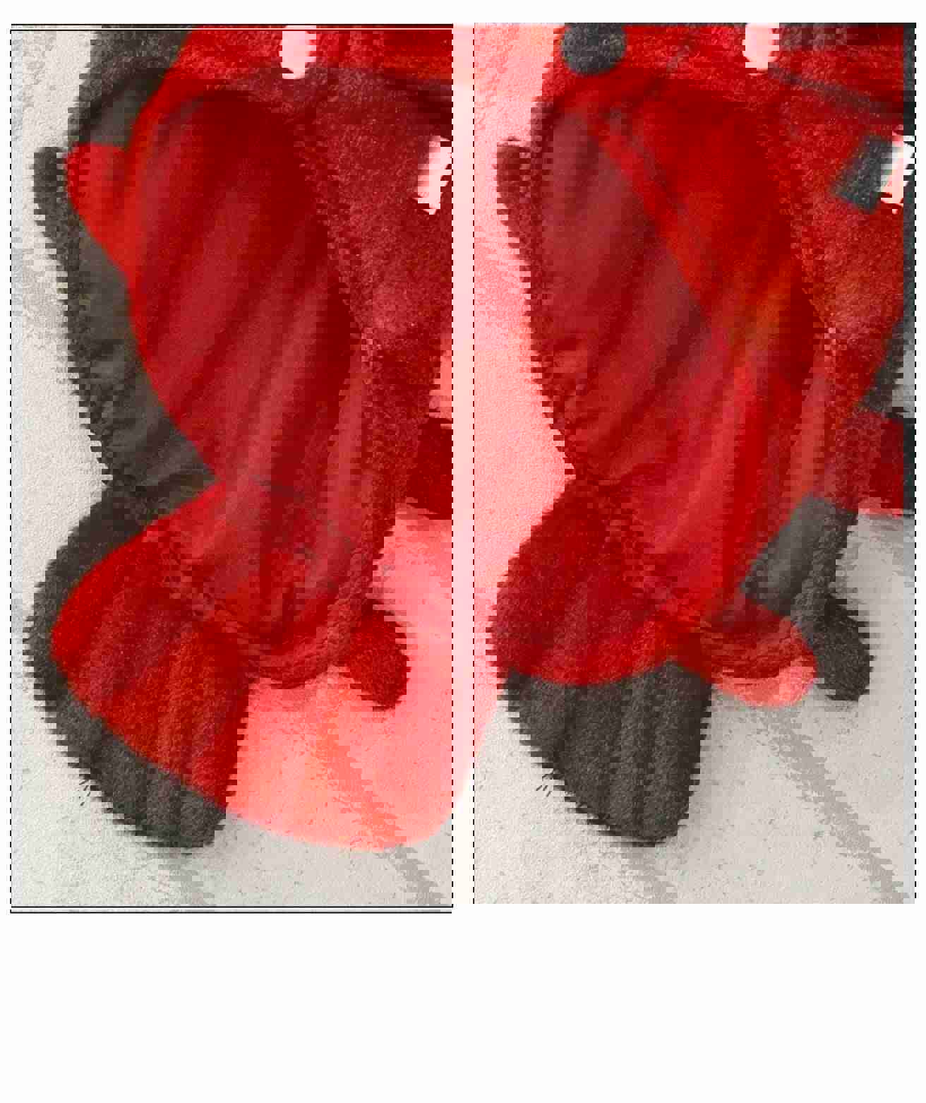 Red Cute Lobster Shape Pet Clothes for Dogs - Halloween Cosplay Costume