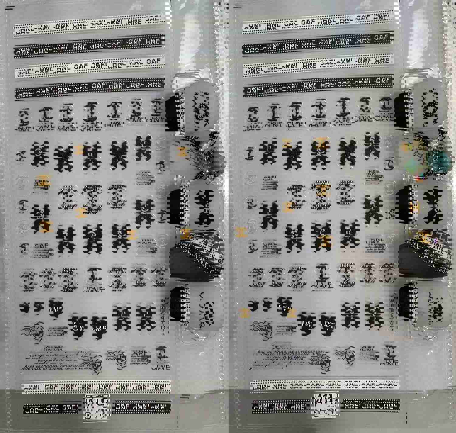 5D Luxury Designer LOGO Nail Stickers - Collection