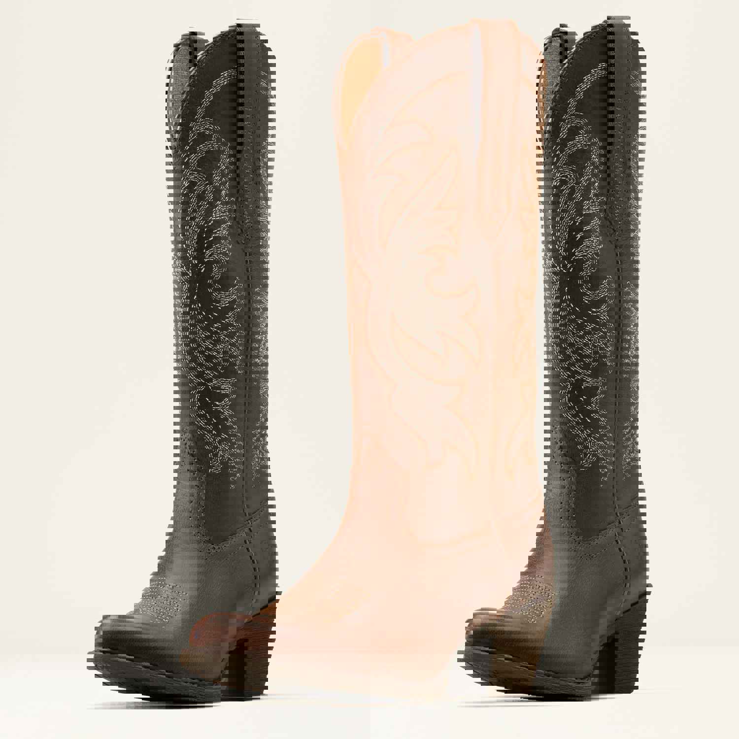 Ariat Women's Sassy Brown Heritage J Toe Stretch Fit Western Boots