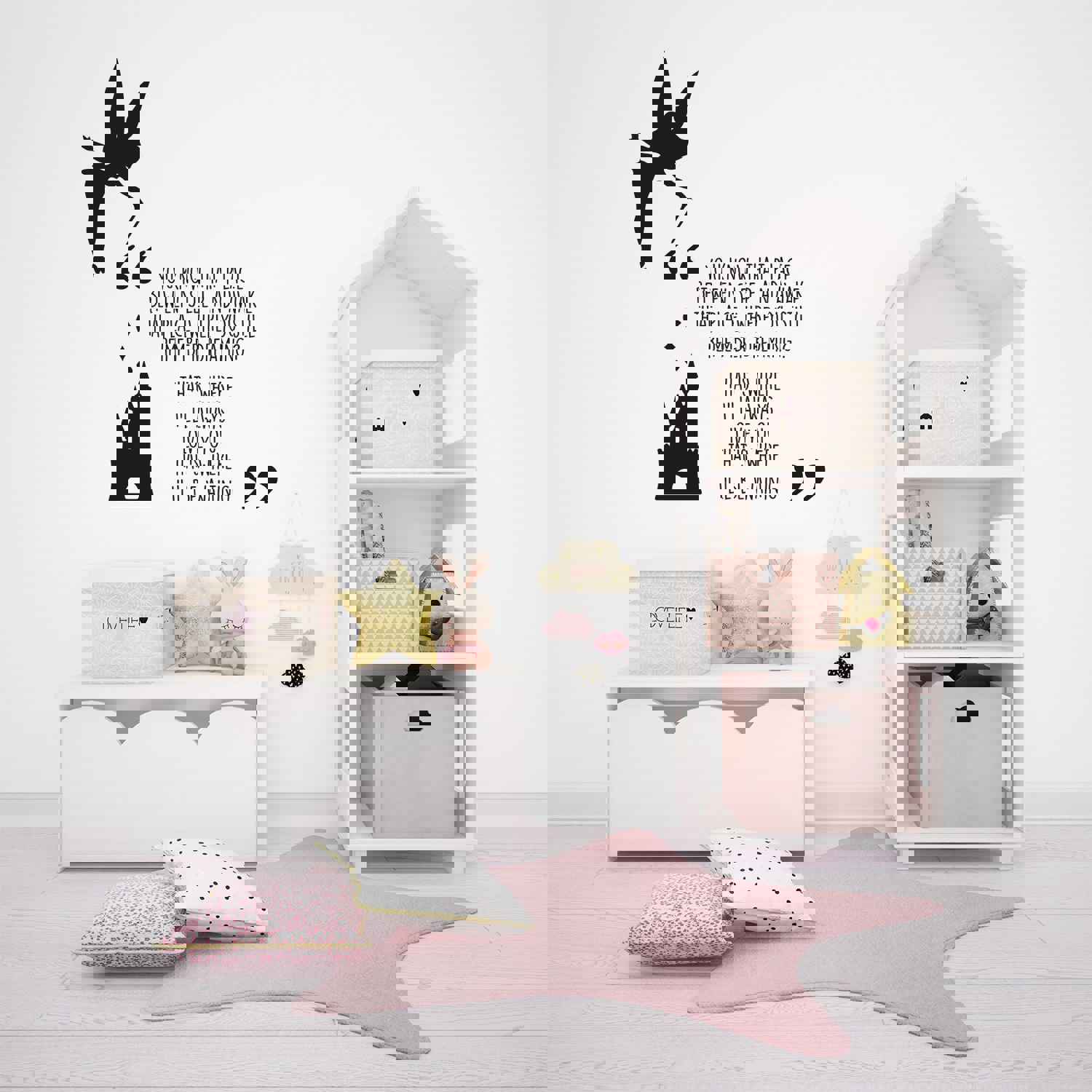 Girls Quotes Vinyl Wall Art Sticker Decal - Where I'll Always Love You