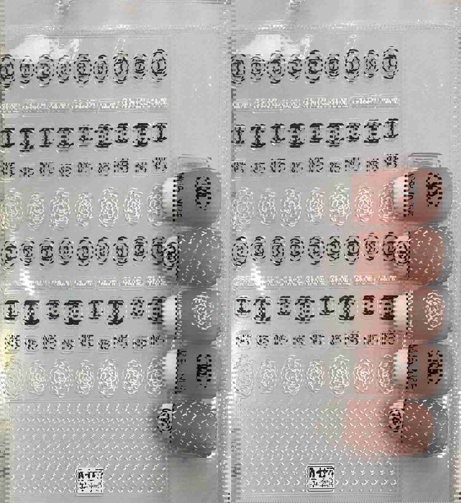 5D Luxury Designer LOGO Nail Stickers - Collection