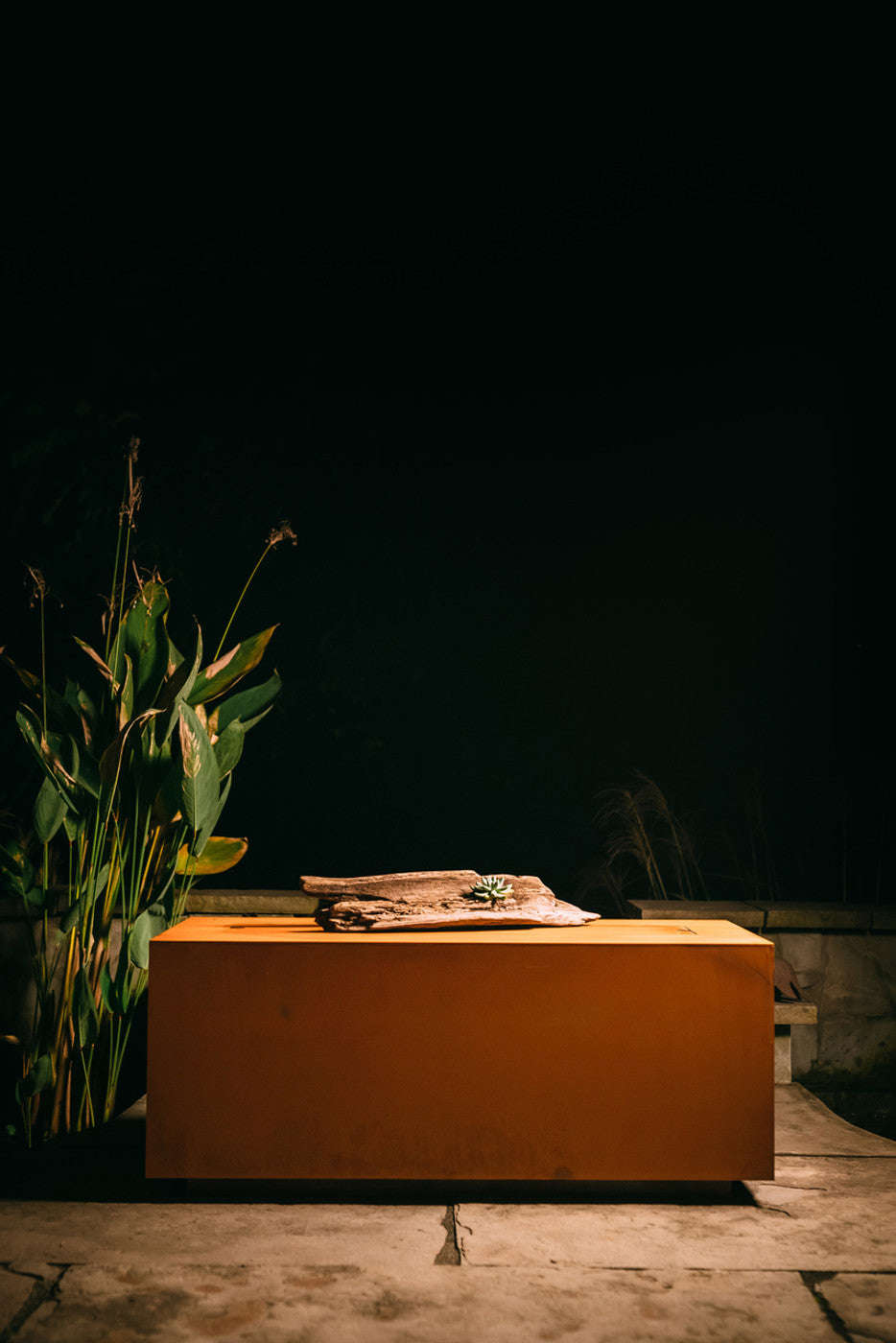 Fire Pit Art Linear 60 - 200K BTU Burner Gas Fire Pit