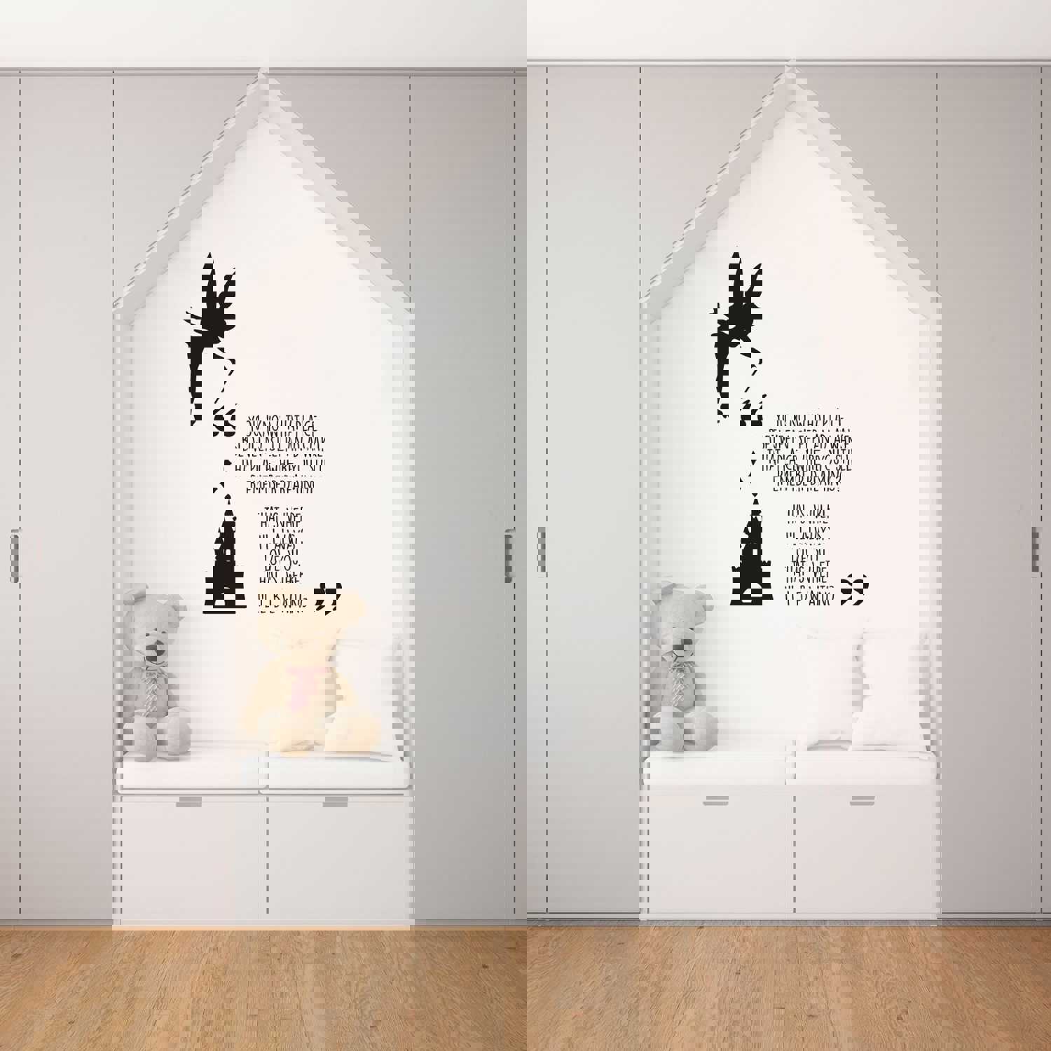 Girls Quotes Vinyl Wall Art Sticker Decal - Where I'll Always Love You