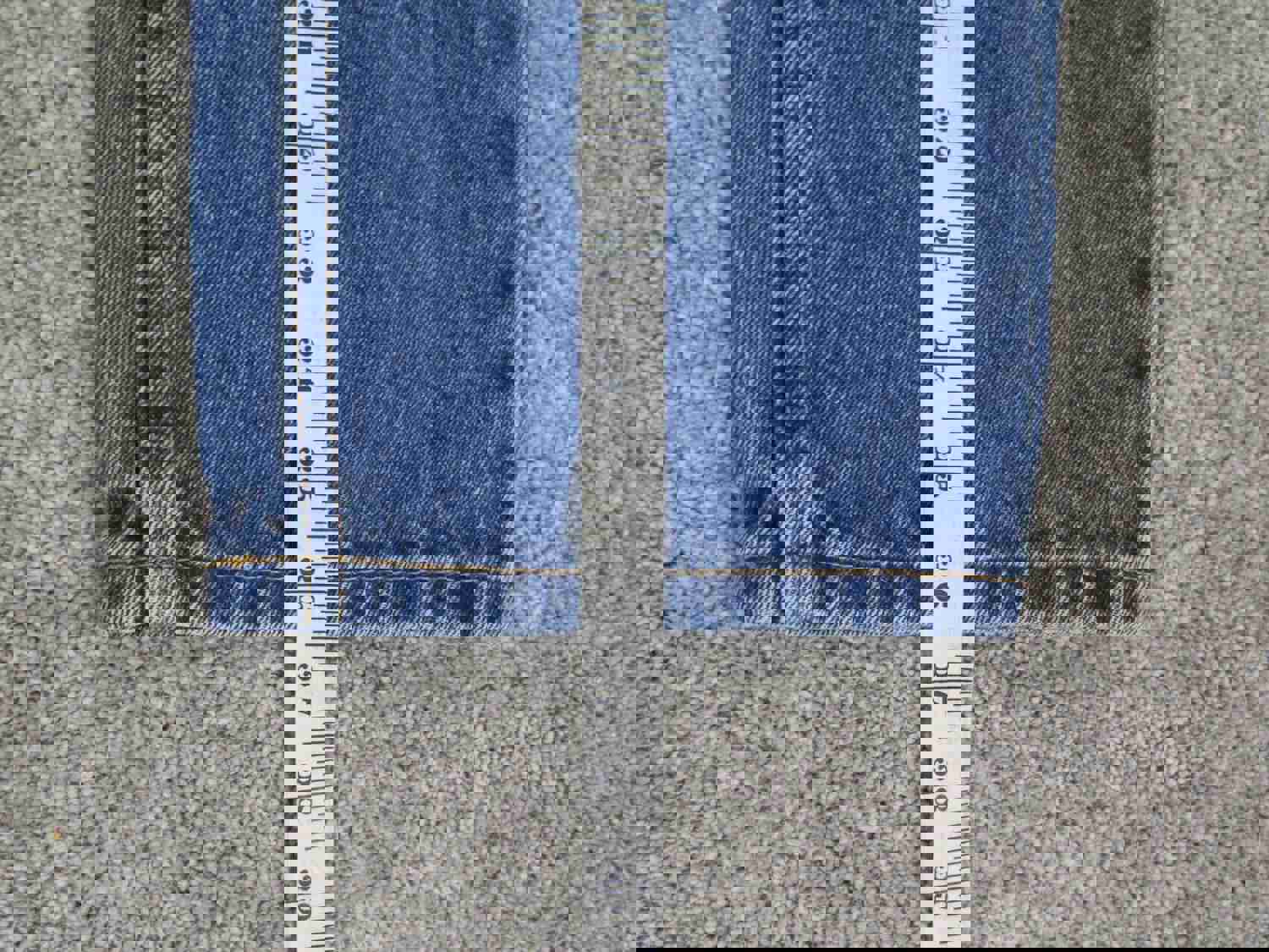 Levis 505 Jeans Mens W29XL30 Blue Straight Leg Stretch Five Pockets Outdoors