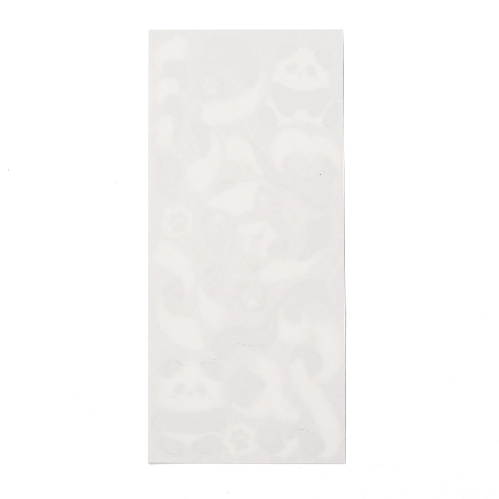 Craspire Laser Paper Stickers for DIY Scrapbooking and Photo Album Decoration - Panda Pattern (10 Sheets/Set)