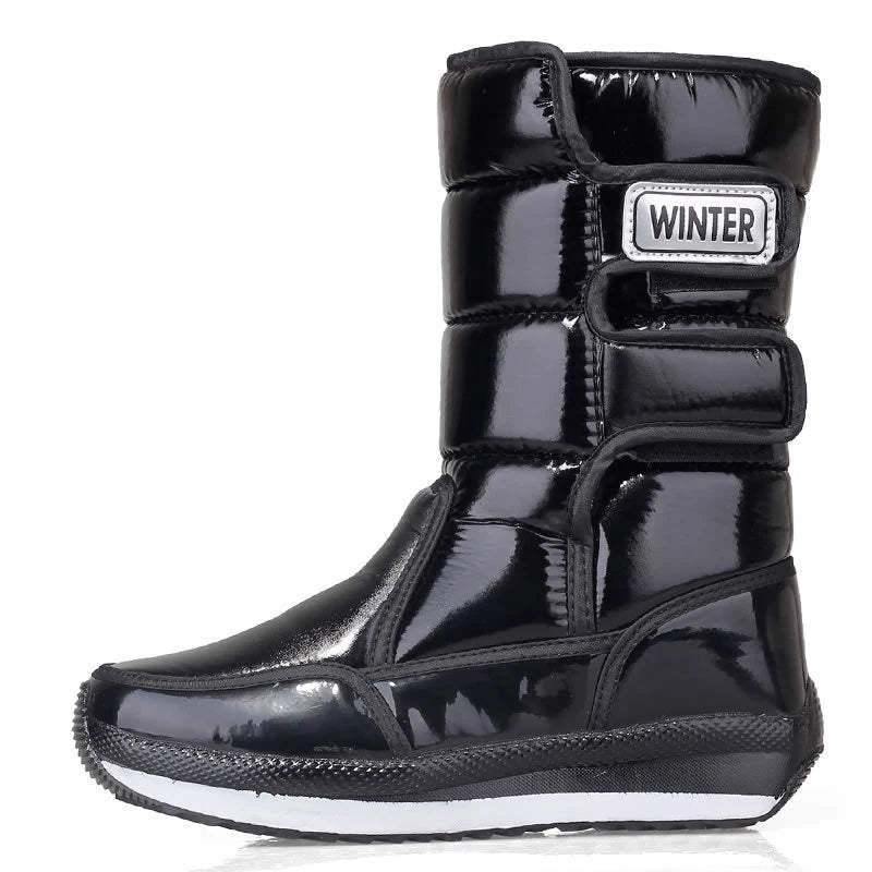 Winter Snow Boots for Women - Warm, Waterproof, Non-Slip Mid-Calf Boots