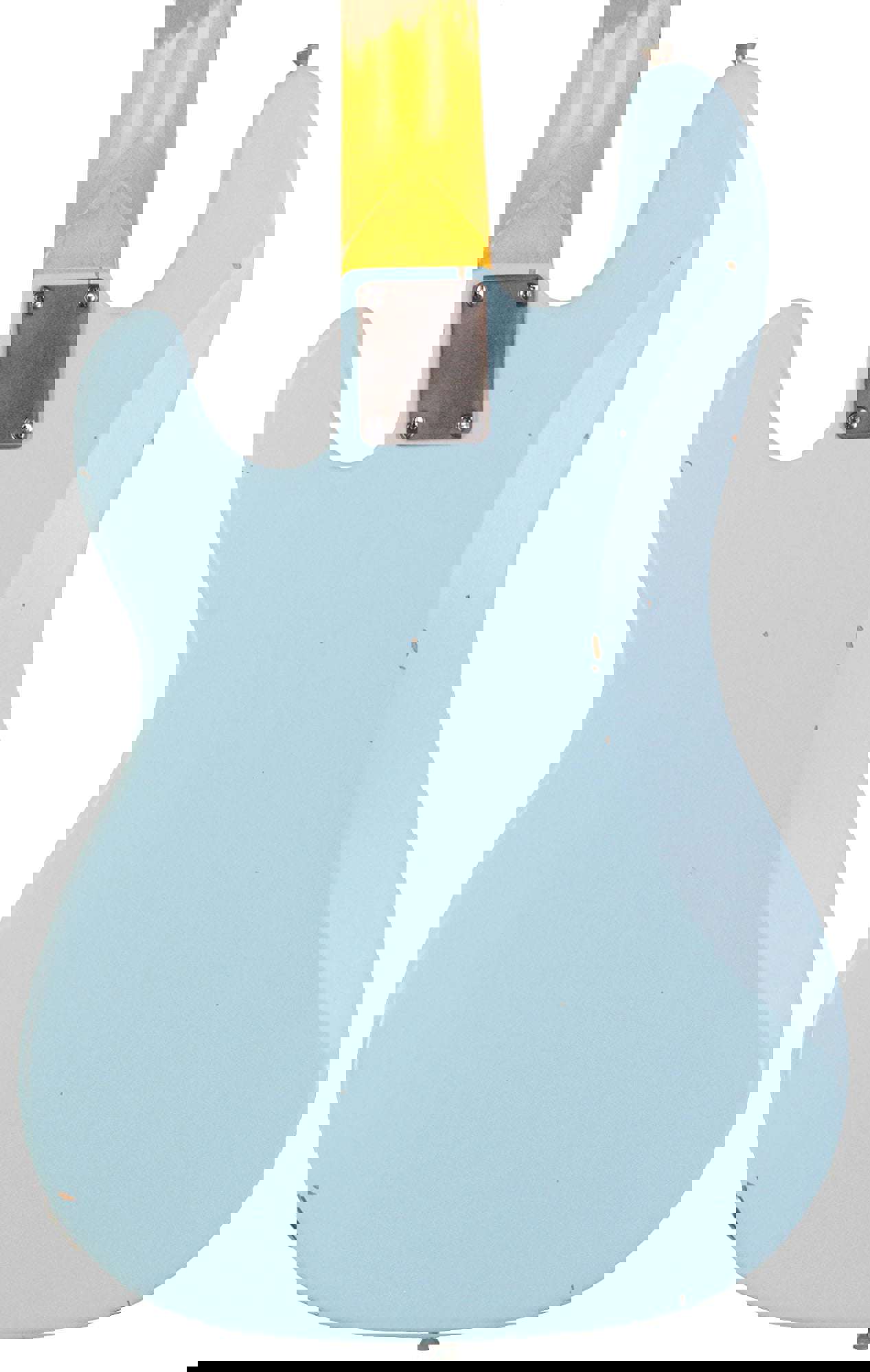 Nash PB-55 Bass Guitar, Sonic Blue, Light Aging - Vintage Feel with Modern Features