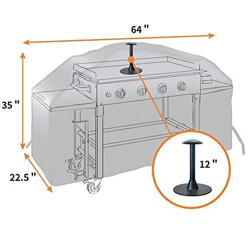 iCOVER 36 Inch Griddle Cover - Waterproof 600D Canvas for Blackstone & Camp Chef Flat Top Grills