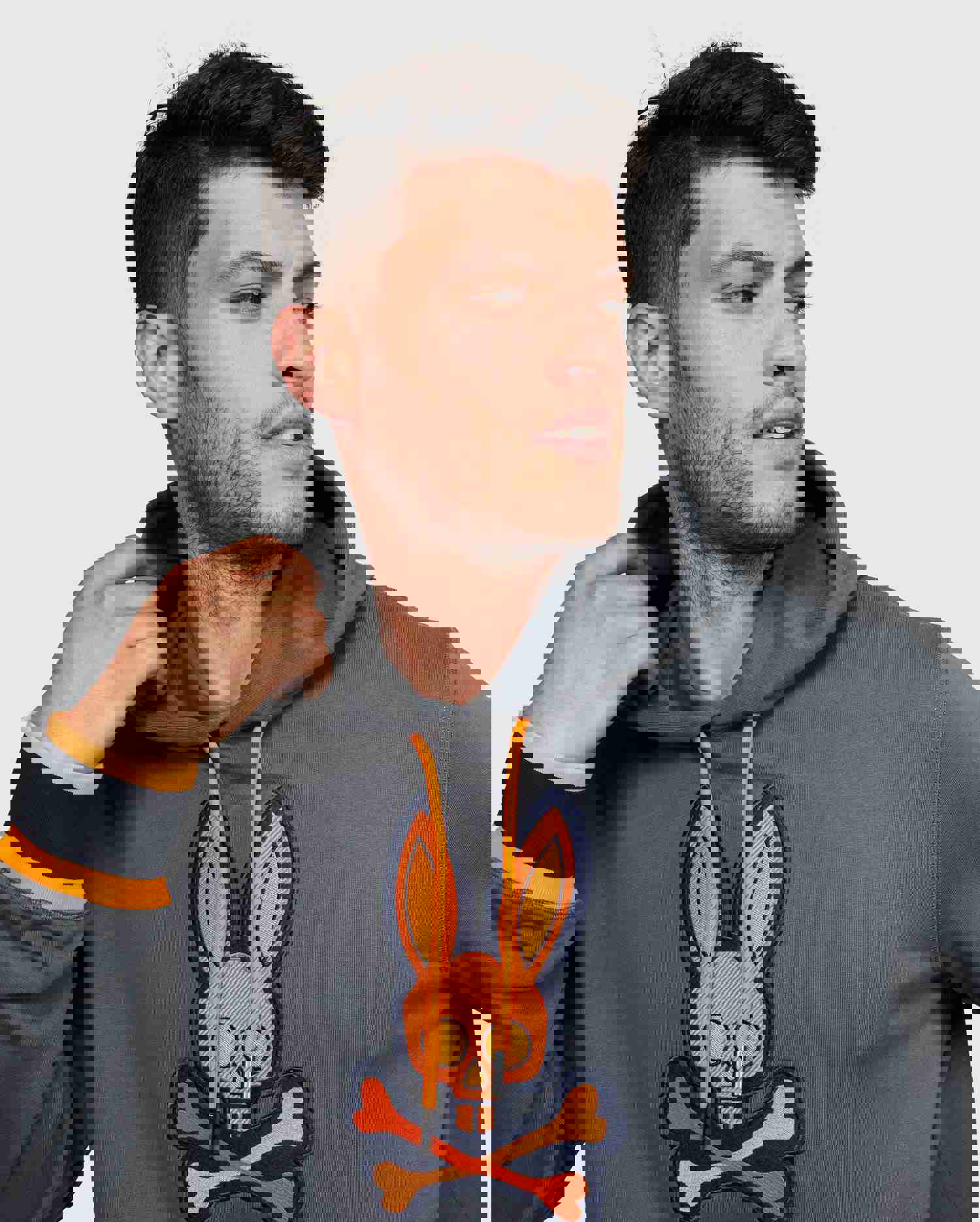 Psycho Bunny Twill Logo Hoodie - Corby