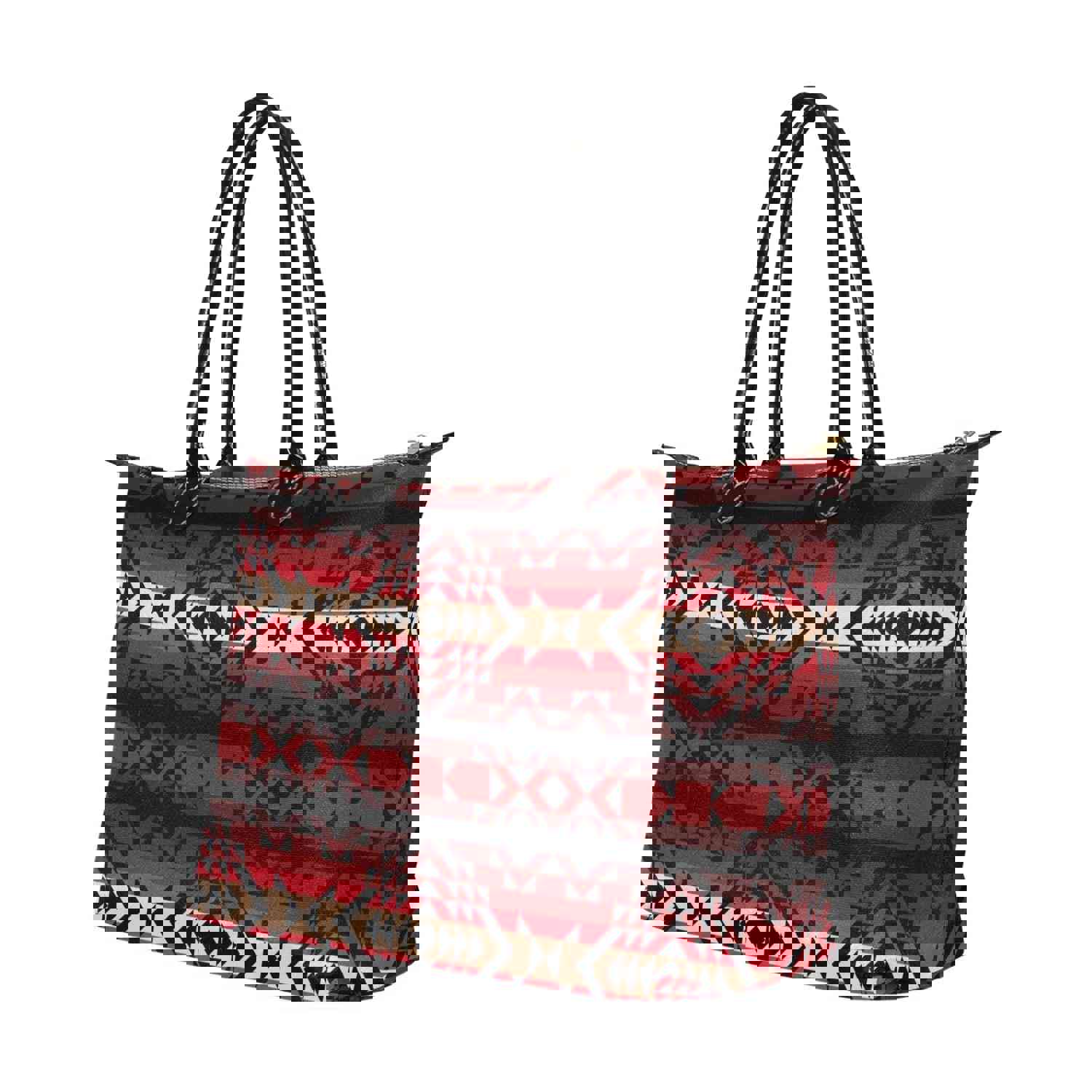 Black Rose Single-Shoulder Lady Handbag