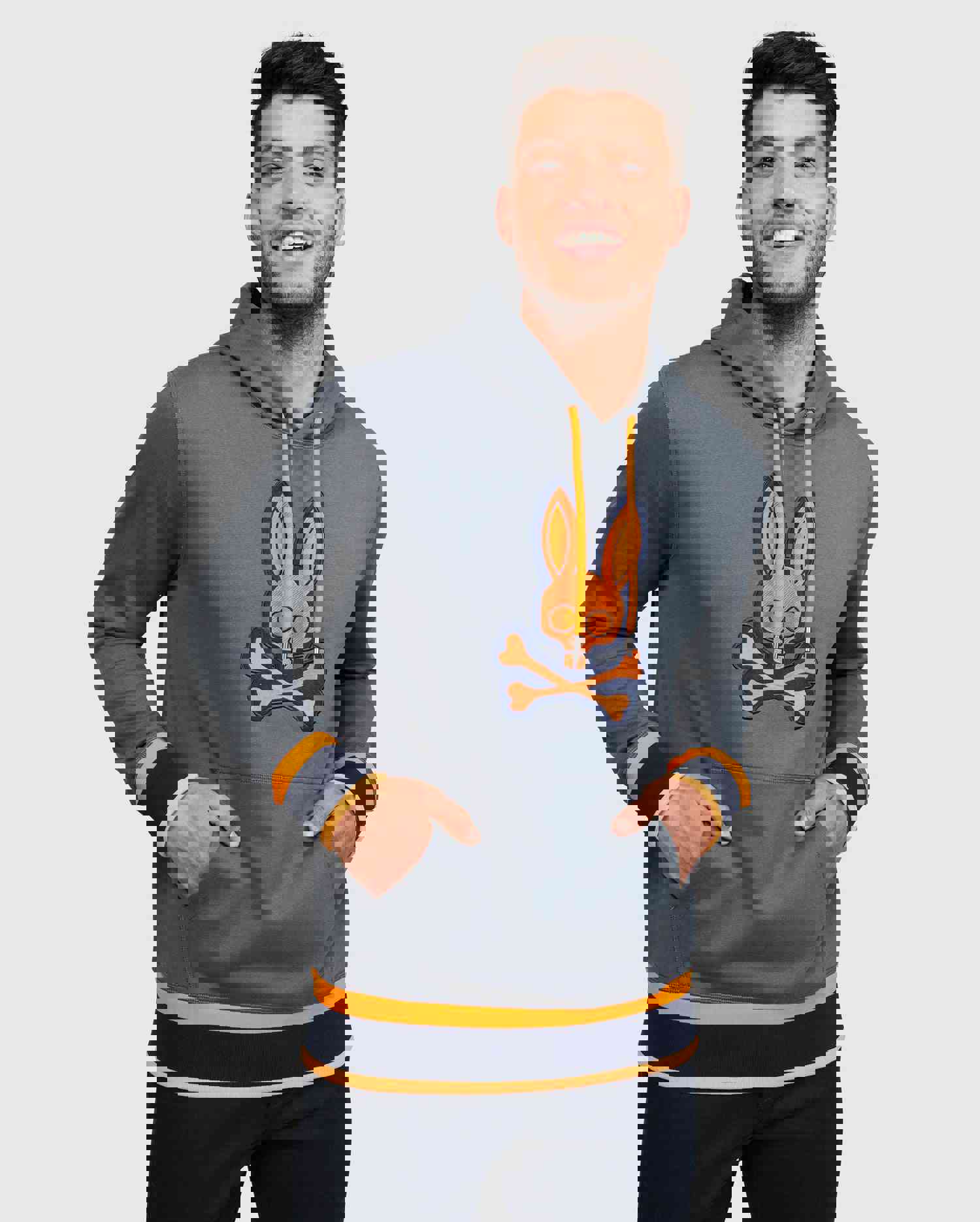 Psycho Bunny Twill Logo Hoodie - Corby