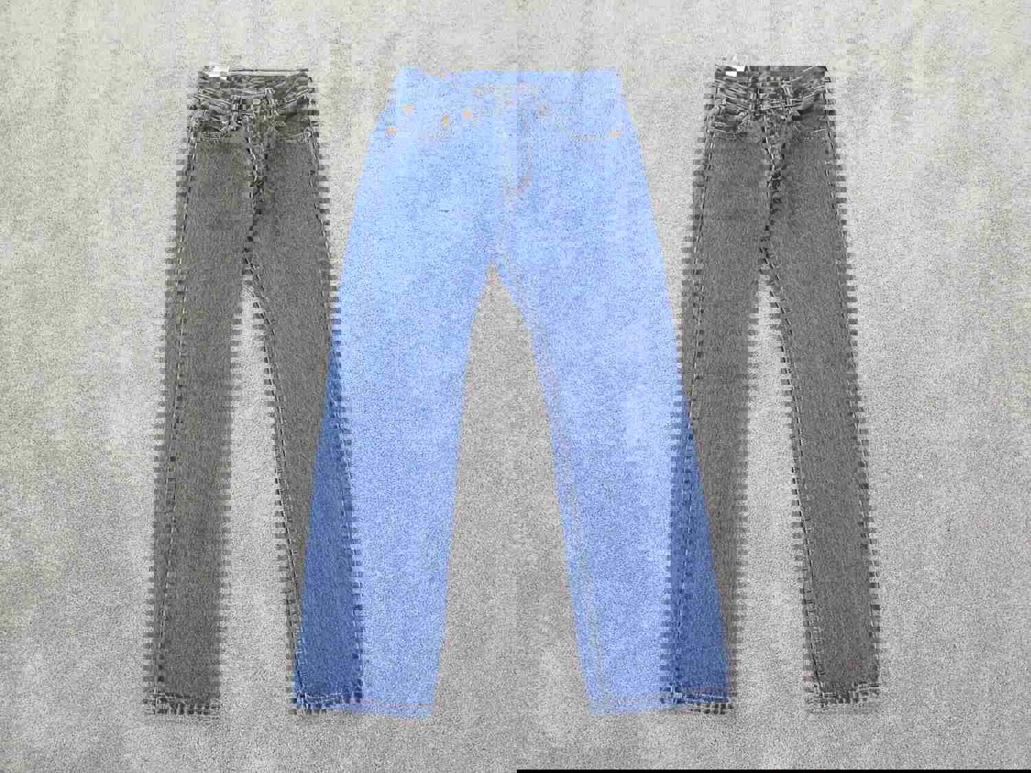 Levis 505 Jeans Mens W29XL30 Blue Straight Leg Stretch Five Pockets Outdoors