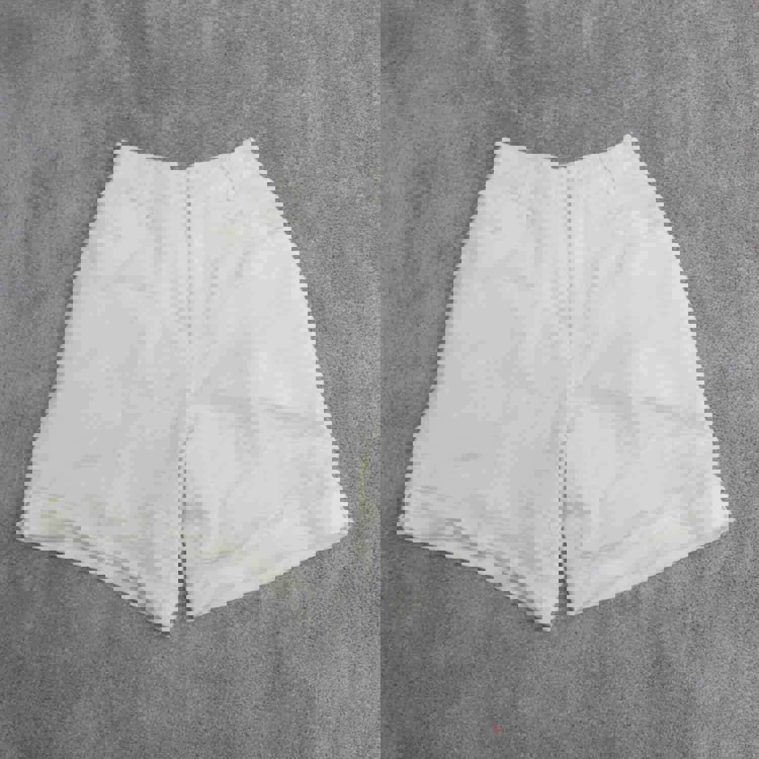 Reebok Women's W26 White High Rise Athletic Shorts with Logo